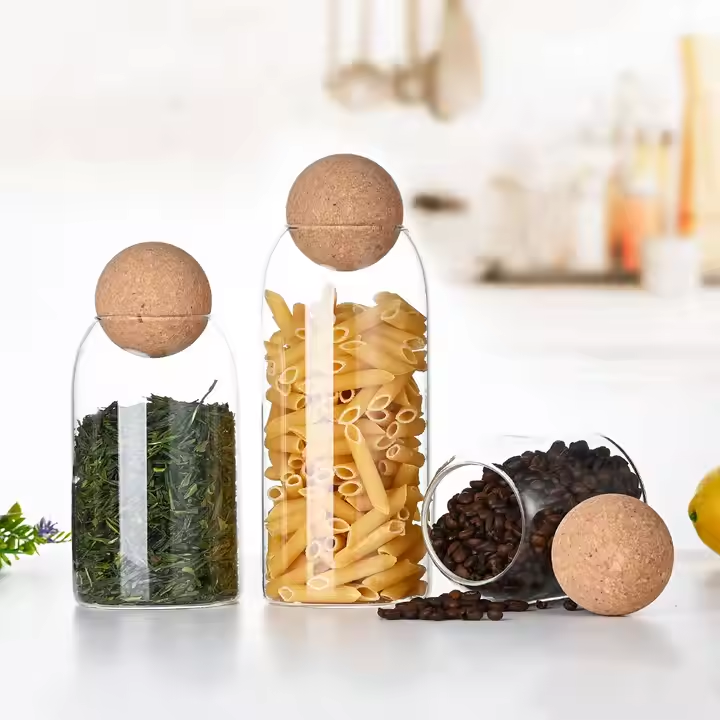 Jar With Cork "Set"