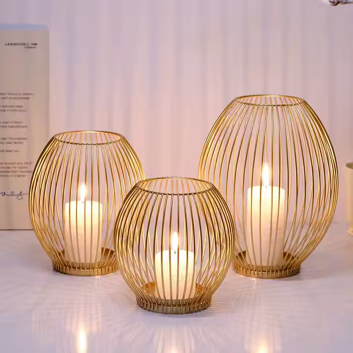 Iron Candle Holder "Set"