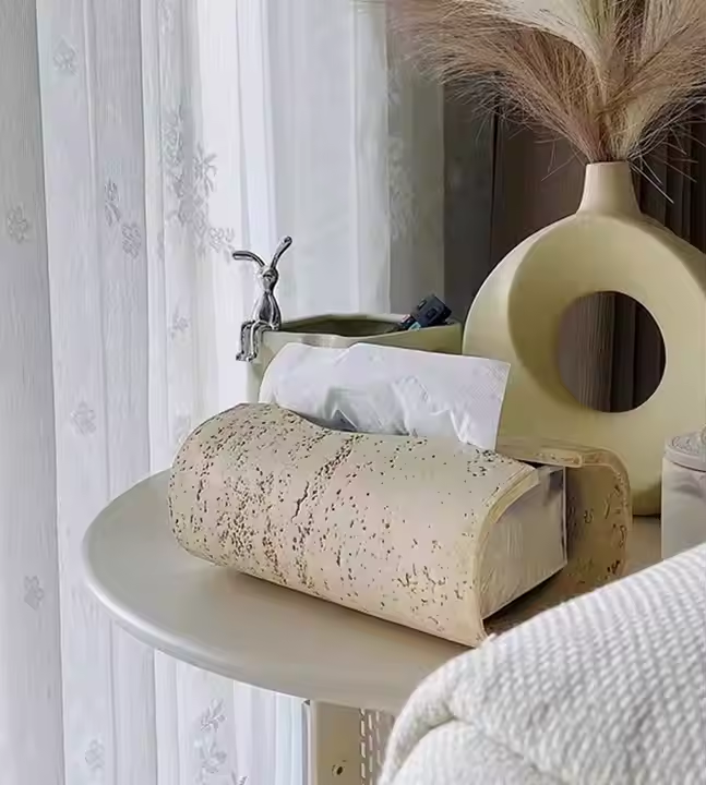 Stone Tissue Box