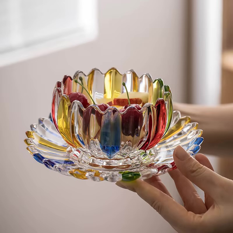 Colored Flower Bowl