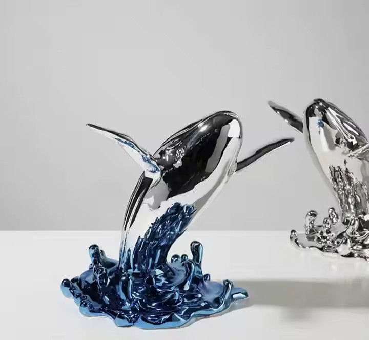 Flying Whale Ornament