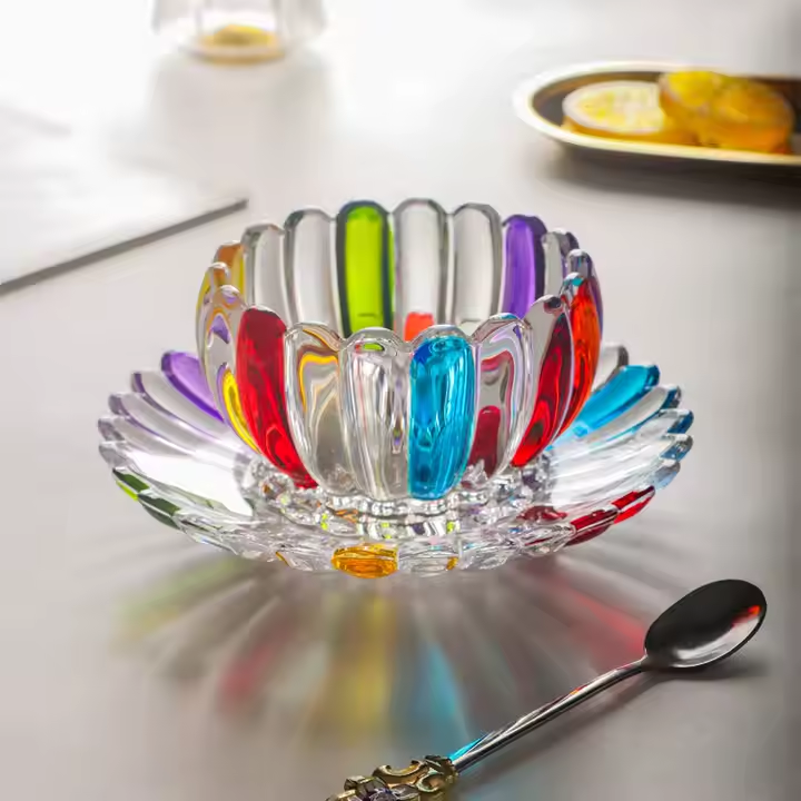 Colored Flower Bowl "Set"