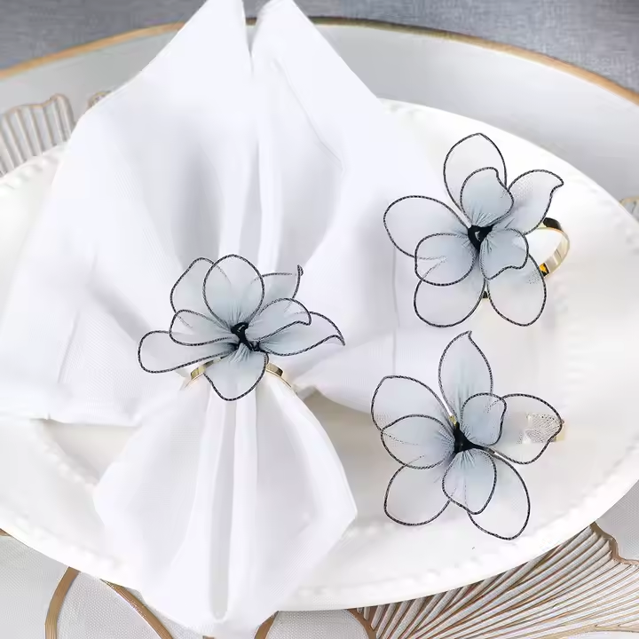 Flower Napkin Ring "Set"
